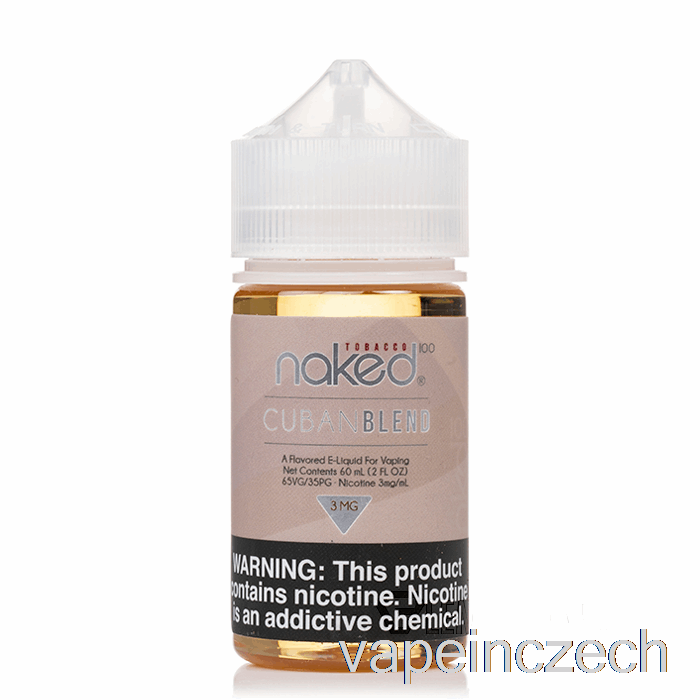 Kubánská Směs - Nahý 100 Tabák - 60ml 0mg Vape Pero